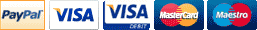 PayPal, Visa, Mastercard, Maestro